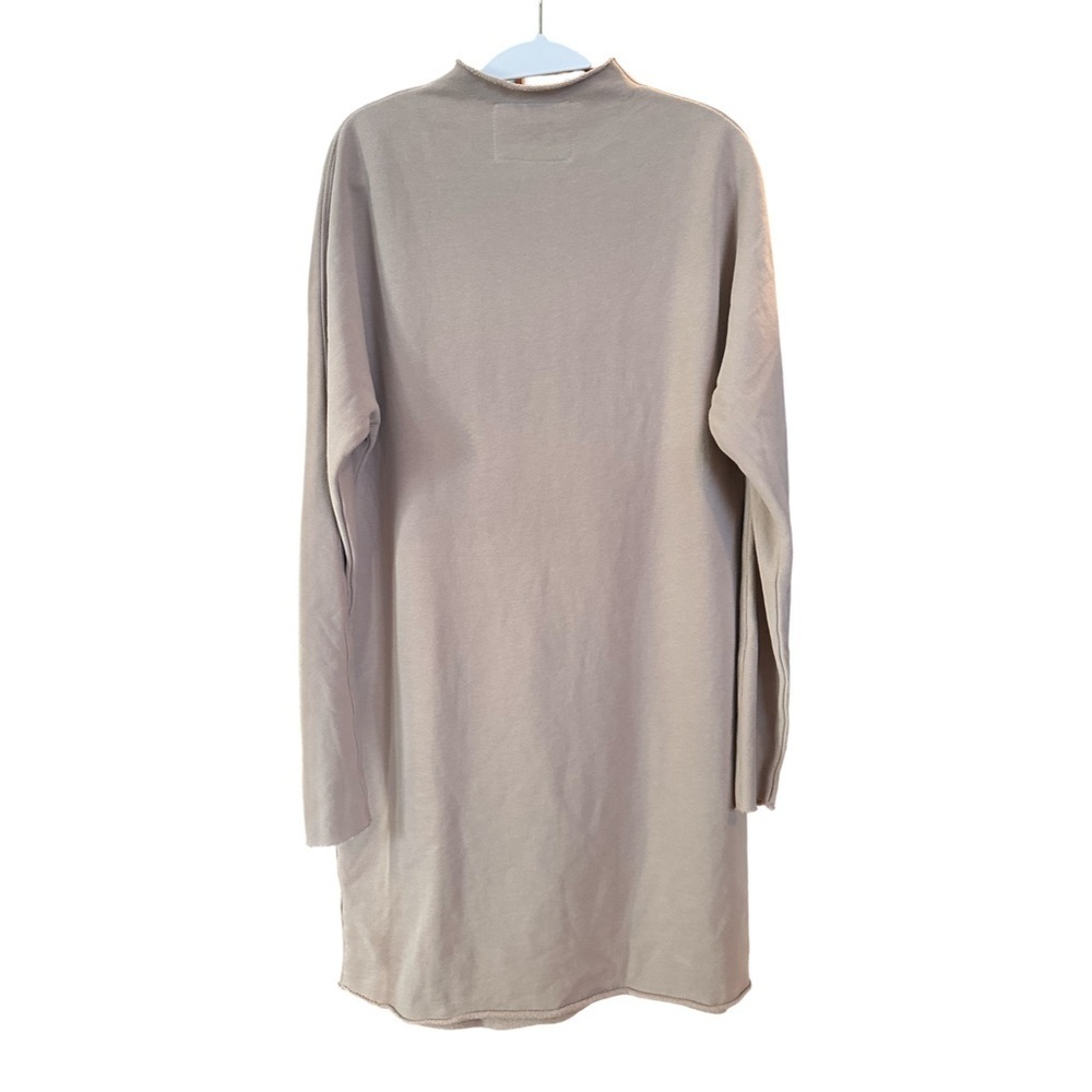 Frank & Eileen NWD Izzie Sweatshirt Dress Tan/Taupe Size M - Picture 3 of 6
